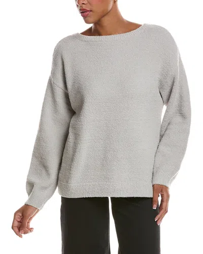 Chaser Feather Yarn Miller Pullover In Gray