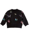 Chaser Fleece Casbah Pullover Sweatshirt In Black