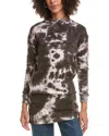 Chaser Fleece Drop-shoulder Mini Dress In Multi