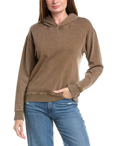 Chaser Fleece Martini Hoodie In Brown