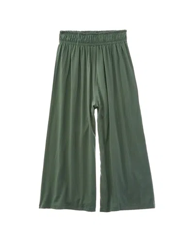 Chaser Kids' Flowy Flower Heirloom Woven Pant In Green