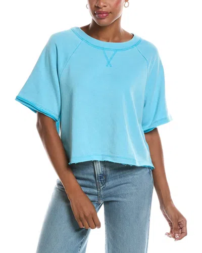 Chaser French Terry Amelia Pullover In Blue