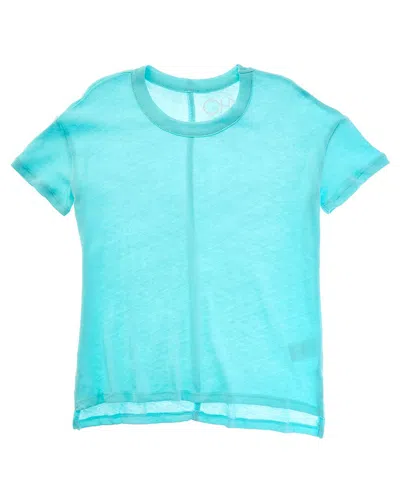 Chaser Kids' Gauzy Boxy Hi Lo T-shirt In Blue