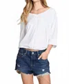 Chaser Gianna Tee In White In White