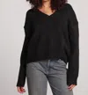 Chaser Ginger Sweater In Licorice Black In Black