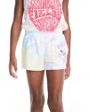 Chaser Girls' Cozy Knit Jade Shorts - Little Kid In Tie Dye
