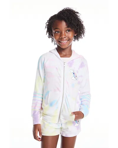Chaser Girls' Tie Dye Zip Hoodie - Little Kid