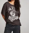 Chaser Grateful Dead Graphic Short Sleeve Top In Vintage Black