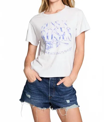 Chaser Guns N' Roses Graphic Tee In Pearl In White