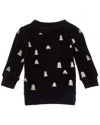 Chaser Happy Ghosts Pullover In Black