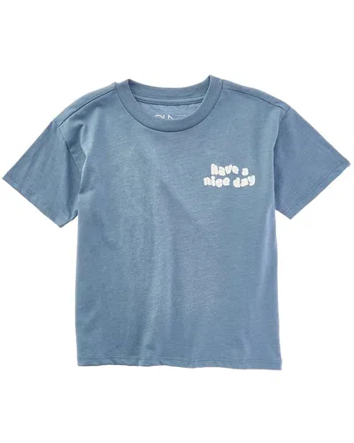 Chaser Kids' Have A Nice Day T-shirt In Blue