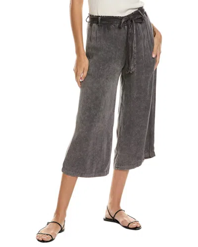 Chaser Heirloom Cropped Paperbag Pant In Blue