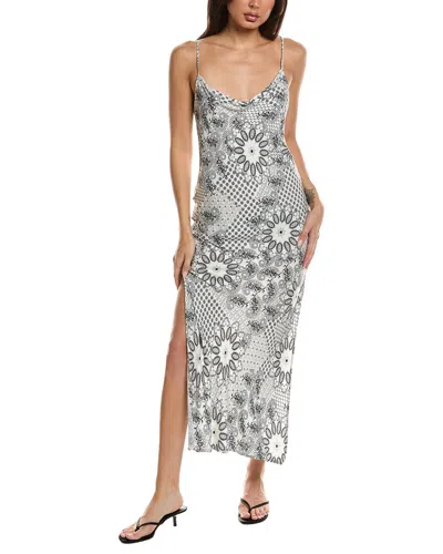 Chaser Heirloom Woven Bleeker Slip Dress In Pslybdna