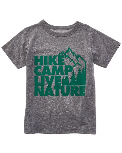 Chaser Kids' Hike Camp Live Nature T-shirt In Gray