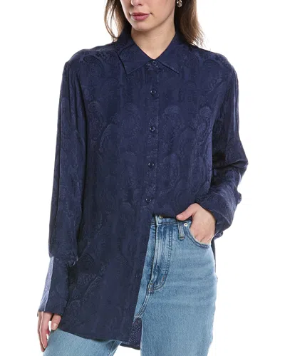 Chaser Jacquard Shirt In Blue