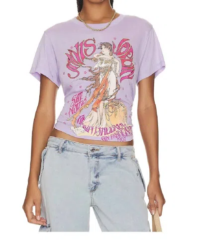 Chaser Janis Joplin Avalon Ballroom Top In Lavender In Purple