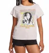 Chaser Janis Joplin Graphic Tee In Lav Fog In Gray
