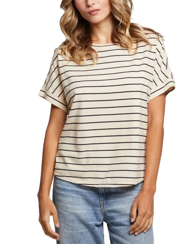 Chaser Jersey Stripe Amber T-shirt In Multi