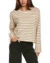 CHASER CHASER JERSEY STRIPE SALINA TOP