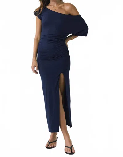Chaser June Maxi Dress In Navy In Blue