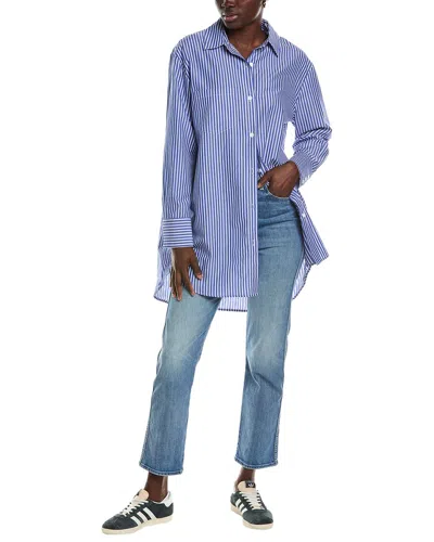 Chaser Kerstin Button-down Shirt In Blue
