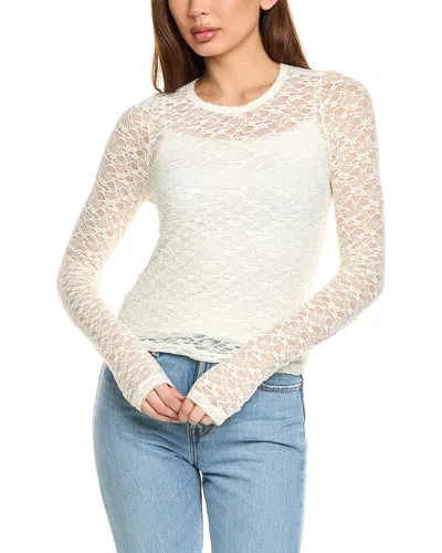 Chaser Lace Kevin Top In White