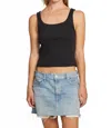 Chaser Lander Tank Top In Licorice In Multi