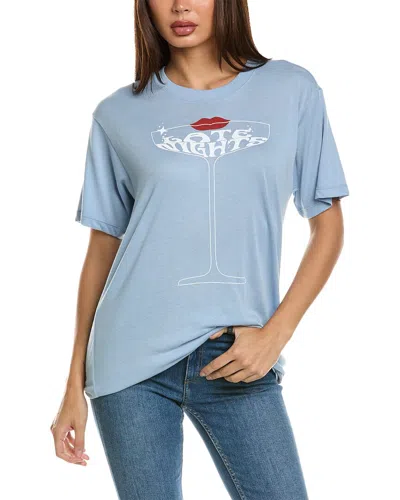 Chaser Late Night Champagne T-shirt In Blue