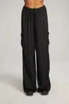 Chaser Lee High Waist Trouser In Licorice