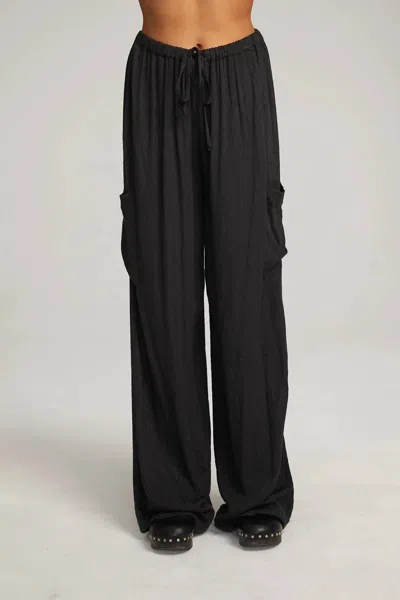 Chaser Lee High Waist Trouser In Licorice
