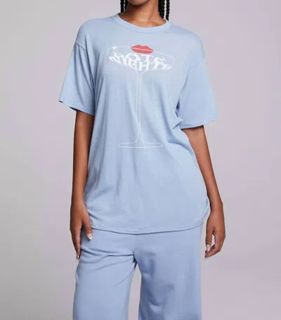 Chaser Lennox Tee In Blue Grotto In Multi