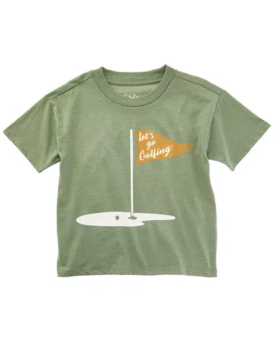 Chaser Kids' Let's Go Golfing T-shirt In Green