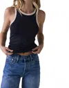 Chaser Libson Tank In Licorice In Black