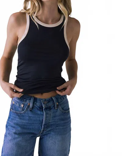 Chaser Libson Tank In Licorice In Black