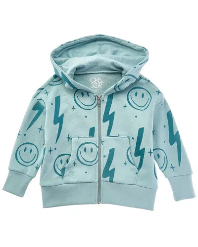 Chaser Lightning Happy Hoodie In Blue