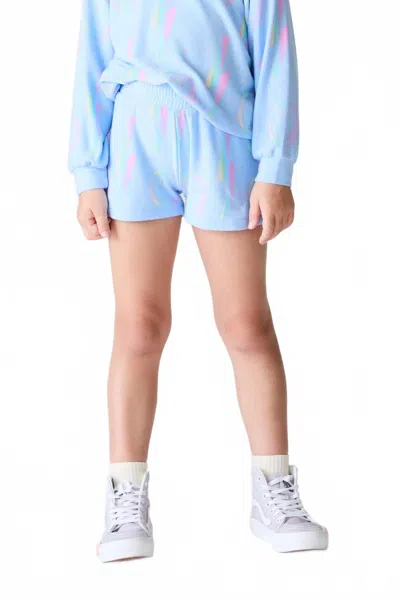 Chaser Kids' Lightning Smile Shorts In Blue