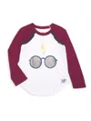 Chaser Little Girl's Harry Potter Collection Raglan Baseball Tee In Multi