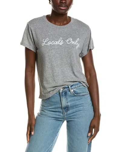 Chaser Locals Only T-shirt In Gray