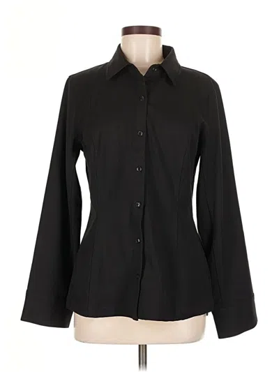Pre-owned Chaser Long Sleeve Blouse In Black