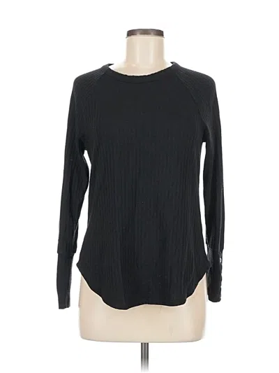 Pre-owned Chaser Long Sleeve T-shirt In Black