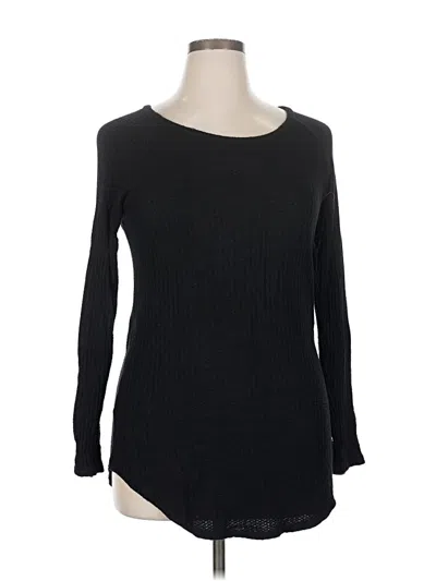 Pre-owned Chaser Long Sleeve T-shirt In Black