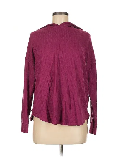 Pre-owned Chaser Long Sleeve T-shirt In Burgundy