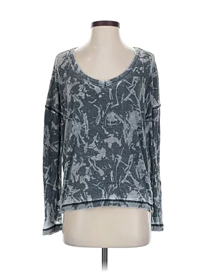 Pre-owned Chaser Long Sleeve T-shirt In Gray