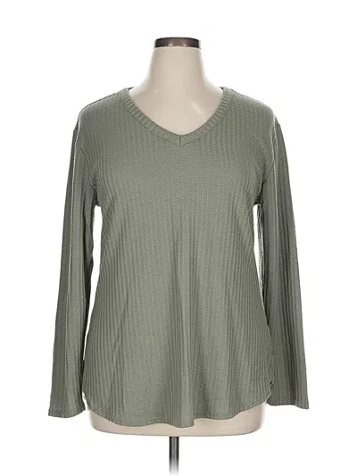 Pre-owned Chaser Long Sleeve T-shirt In Gray