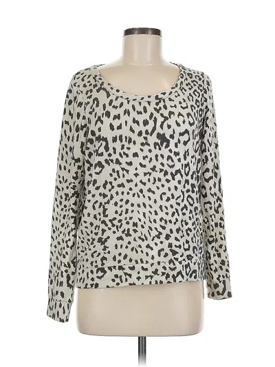 Pre-owned Chaser Long Sleeve T-shirt In White