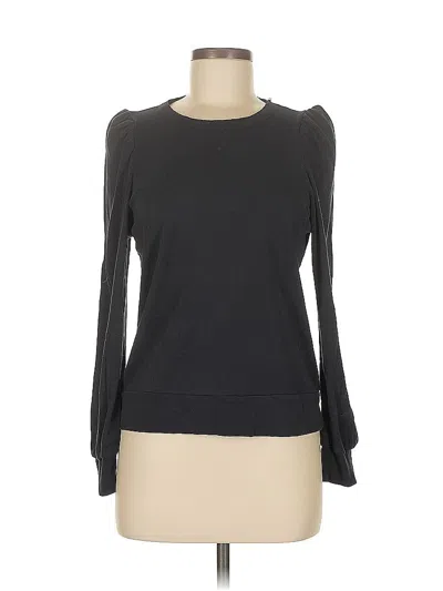Pre-owned Chaser Long Sleeve Top Black Boatneck Tops