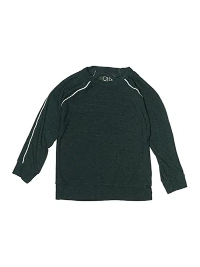 Pre-owned Chaser Kids' Long Sleeve Top Green Tops