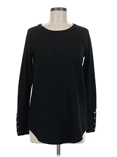 Pre-owned Chaser Long Sleeve T-shirt In Black