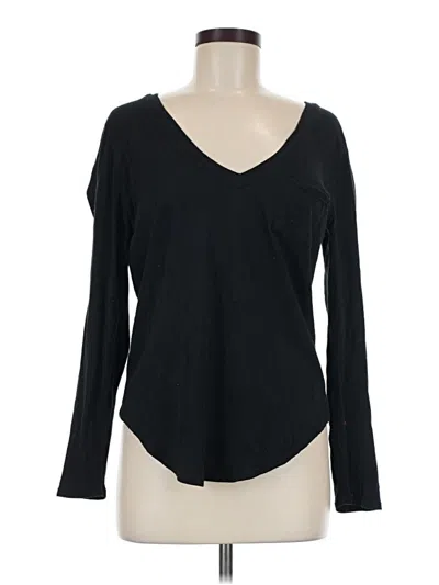 Pre-owned Chaser Long Sleeve T-shirt In Black