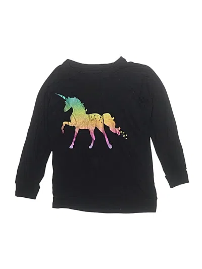 Pre-owned Chaser Kids' Long Sleeve T-shirt In Black